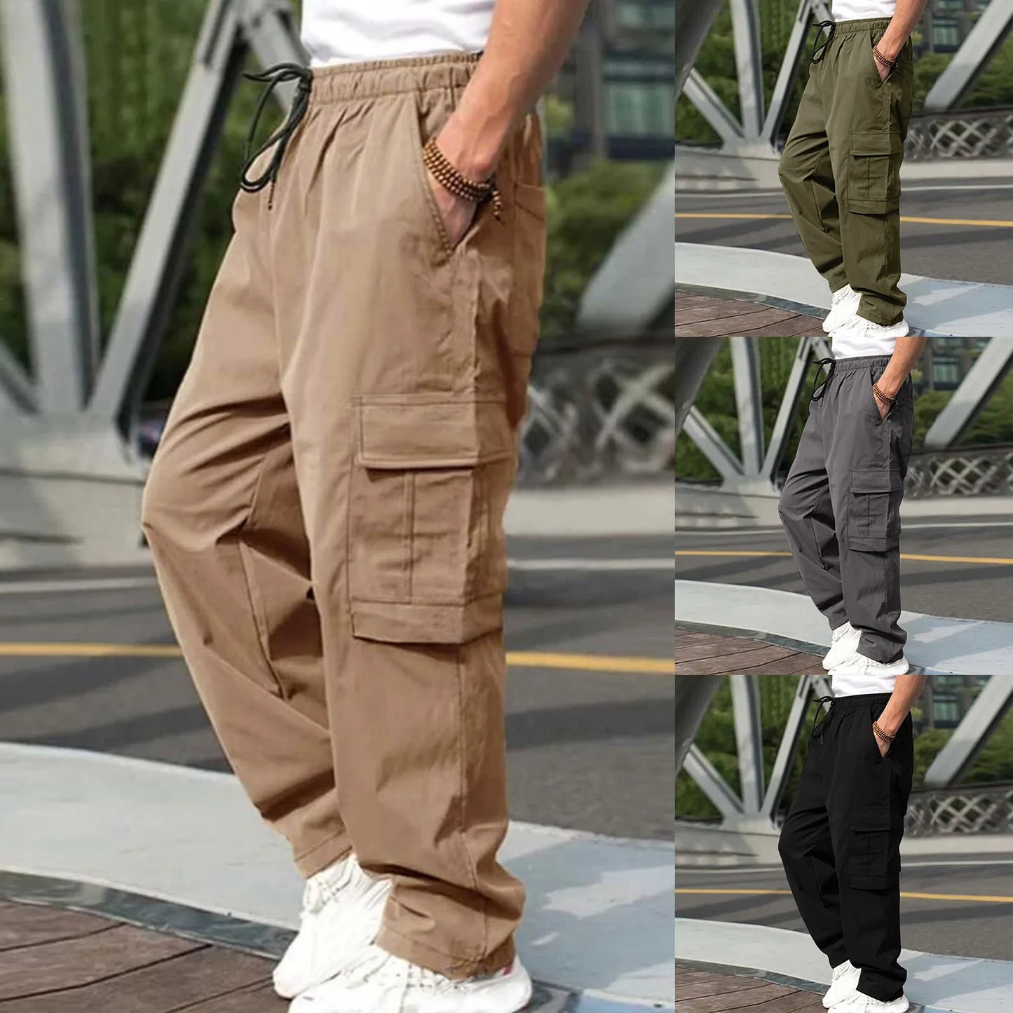 🍂 Nouveau Pantalon Workwear Multi-Poches – Style décontracté & Fonctionnel 🔥