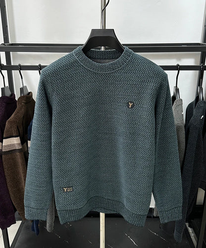 🔥 Pull Homme Brodé – Élégance et Confort Automnal/Hivernal 🔥