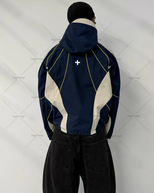 New Fashion Casual Versatile Super Large Size Sweatshirt Men Street Haka Retro Harajuku Y2K Punk Loose Zipper Hoodie Women
