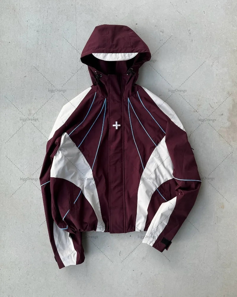New Fashion Casual Versatile Super Large Size Sweatshirt Men Street Haka Retro Harajuku Y2K Punk Loose Zipper Hoodie Women