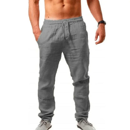 🌿 Pantalon en Coton et Lin Homme – Élégance décontractée pour l'Été 2025☀️