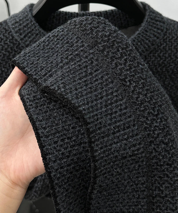 🔥 Pull Homme Brodé – Élégance et Confort Automnal/Hivernal 🔥