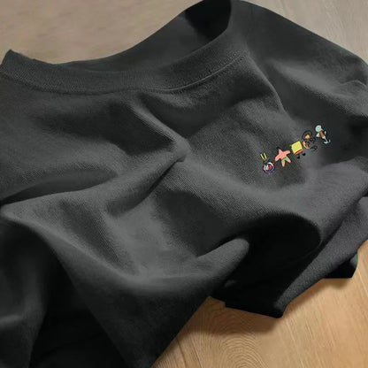🔥 T-shirt Loose-fit Col Rond – Confort et Style décontracté 🔥
